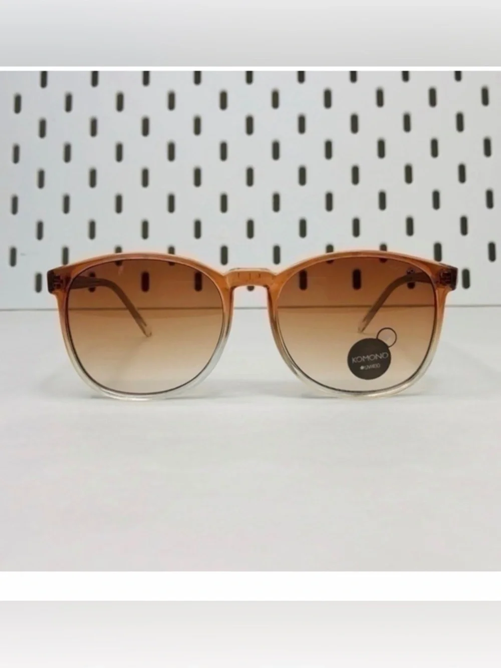 KOMONO Urkel Gradient Peach New Sunglasses